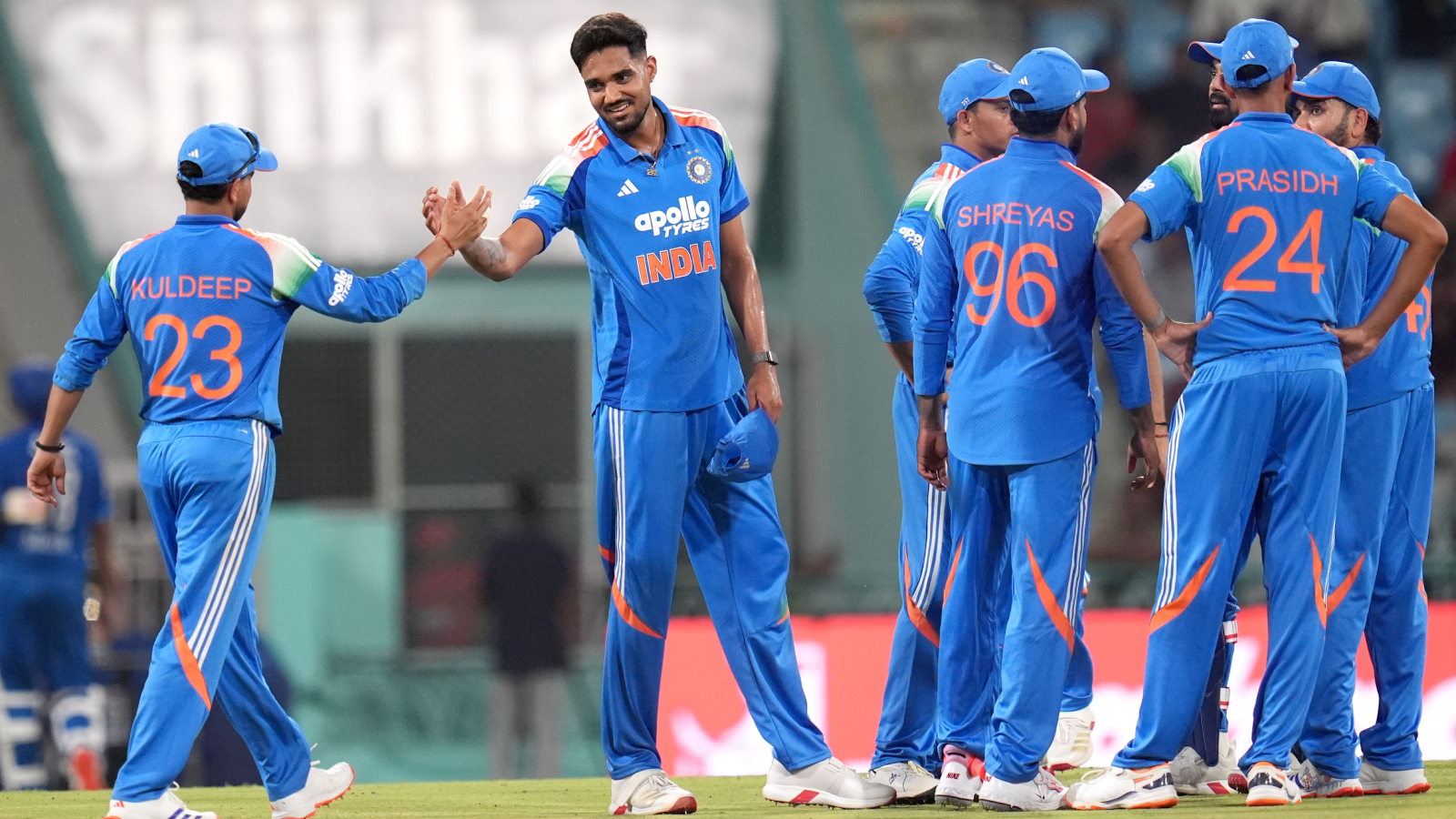 Gurnoor Brar picked three wickets in the second ODI vs Afghanistan. (CREIMAS FOR BCCI)