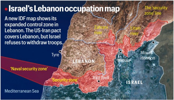 Lebanon map