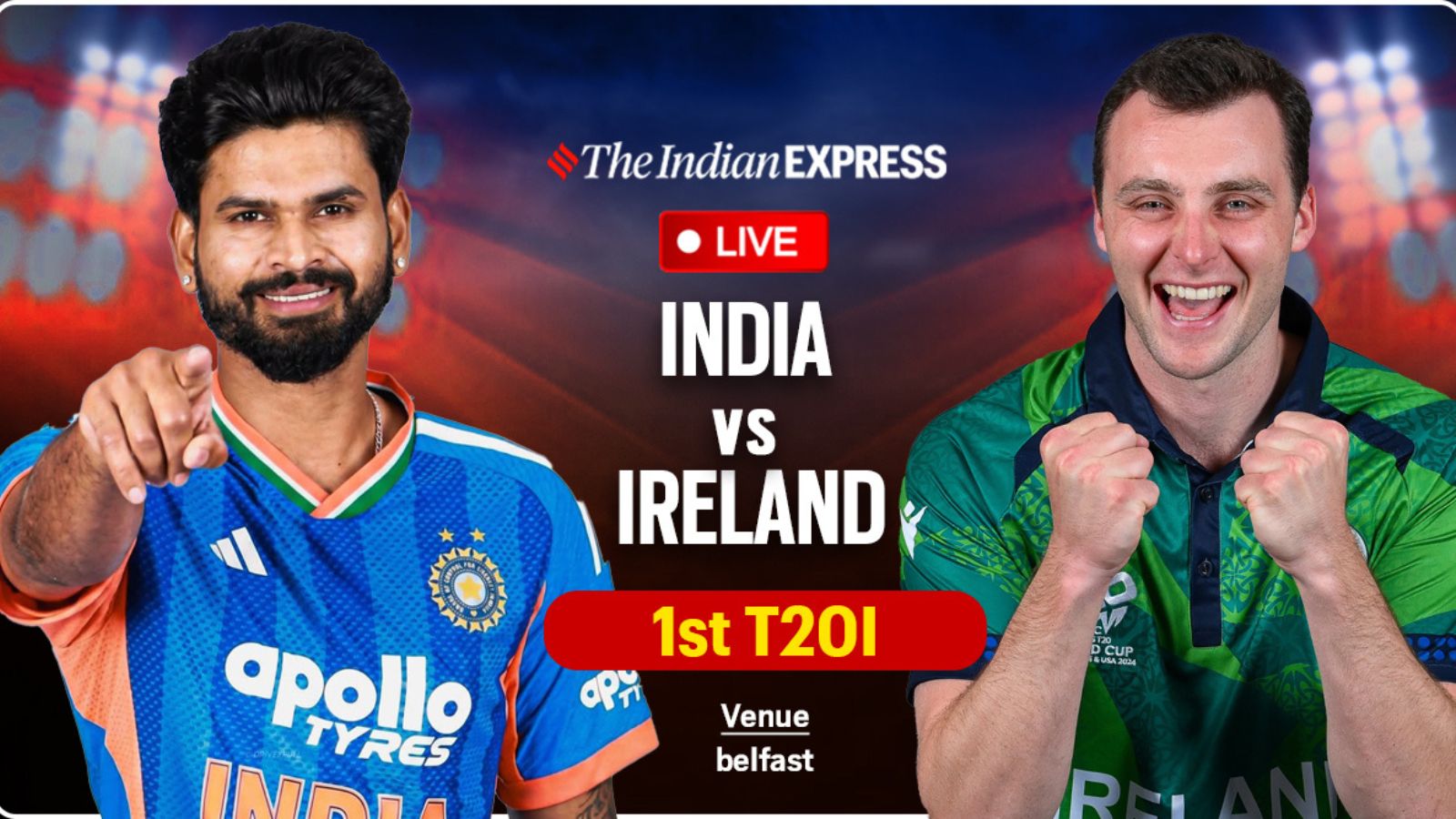 IND vs IRE