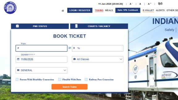 IRCTC is preparing to roll out its new website by July 15, a move aimed at improving the online train ticket booking experience for passengers. (Image: IRCTC)