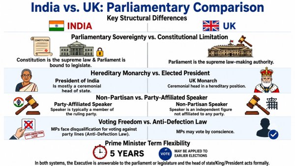 India, UK, parliamentary 
