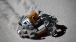 The rover, which resembles the BB-8 droid from Star Wars, can transform from a spherical shape into a small wheeled vehicle. (Image: JAXA)