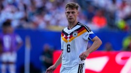 Germany's Joshua Kimmich in action. (AP)