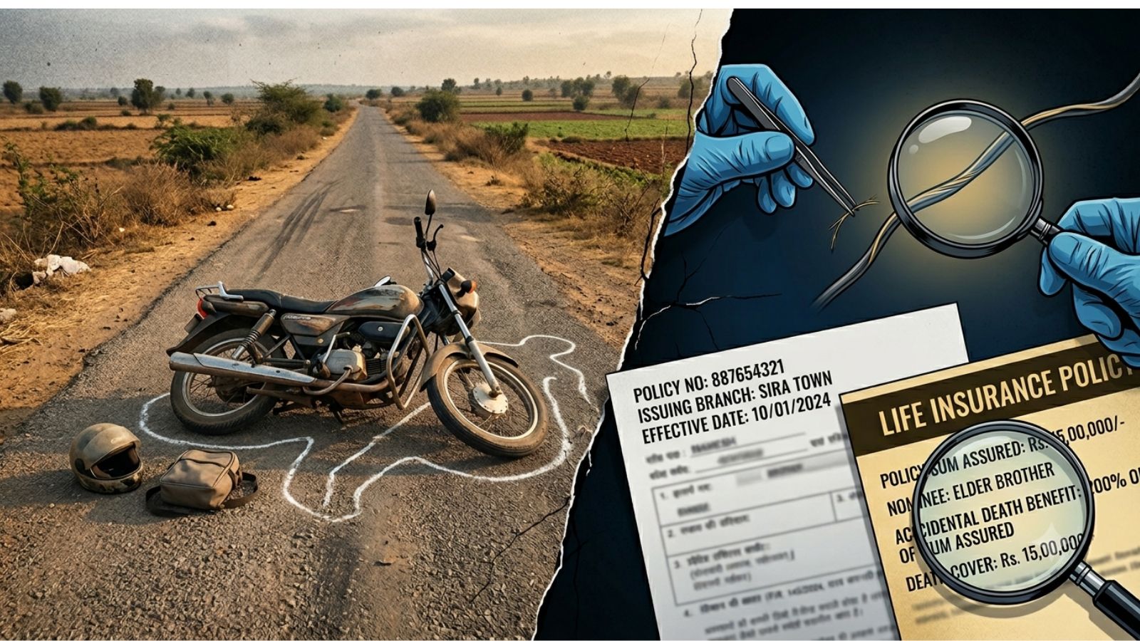 indianexpress.com - Express News Service - The bike crash that didn't add up: How Karnataka cops cracked a murder for insurance claim