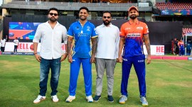 Rohit sharma with Suryakumar Yadav and Shreyas Iyer ahead of a T20 Mumbai league fixture on Saturday. (MCA)
