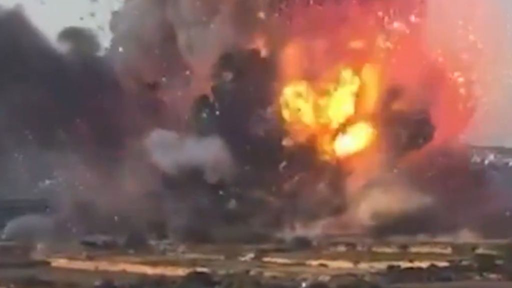 Massive Explosion Rips Through Fireworks Factory In Malta 2 Injured Massive Explosion Rips Through Fireworks Factory In Malta 2 Injured