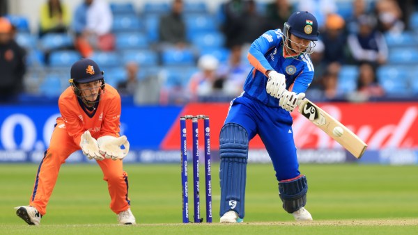 Smriti Mandhana slammed her second consecutive fifty in Women's T20 World Cup 2026. (AP)