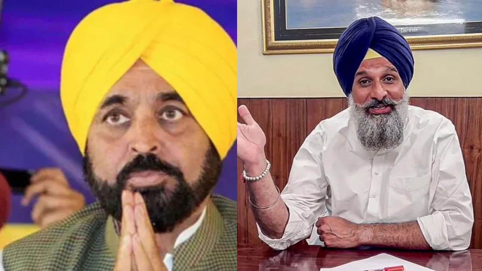 ‘We are looking for him and his moustache, he is a paper tiger’: Bhagwant Mann targets Bikram Majithia over FIR