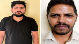 Mann video men arrested Bhagwant Mann, Bhagwant Mann video controversy, Bhagwant Mann viral video, Gurgaon Police investigation, Punjab CM video row, fake forensic laboratory, Bhagwant Mann video analysis, Indian Express news