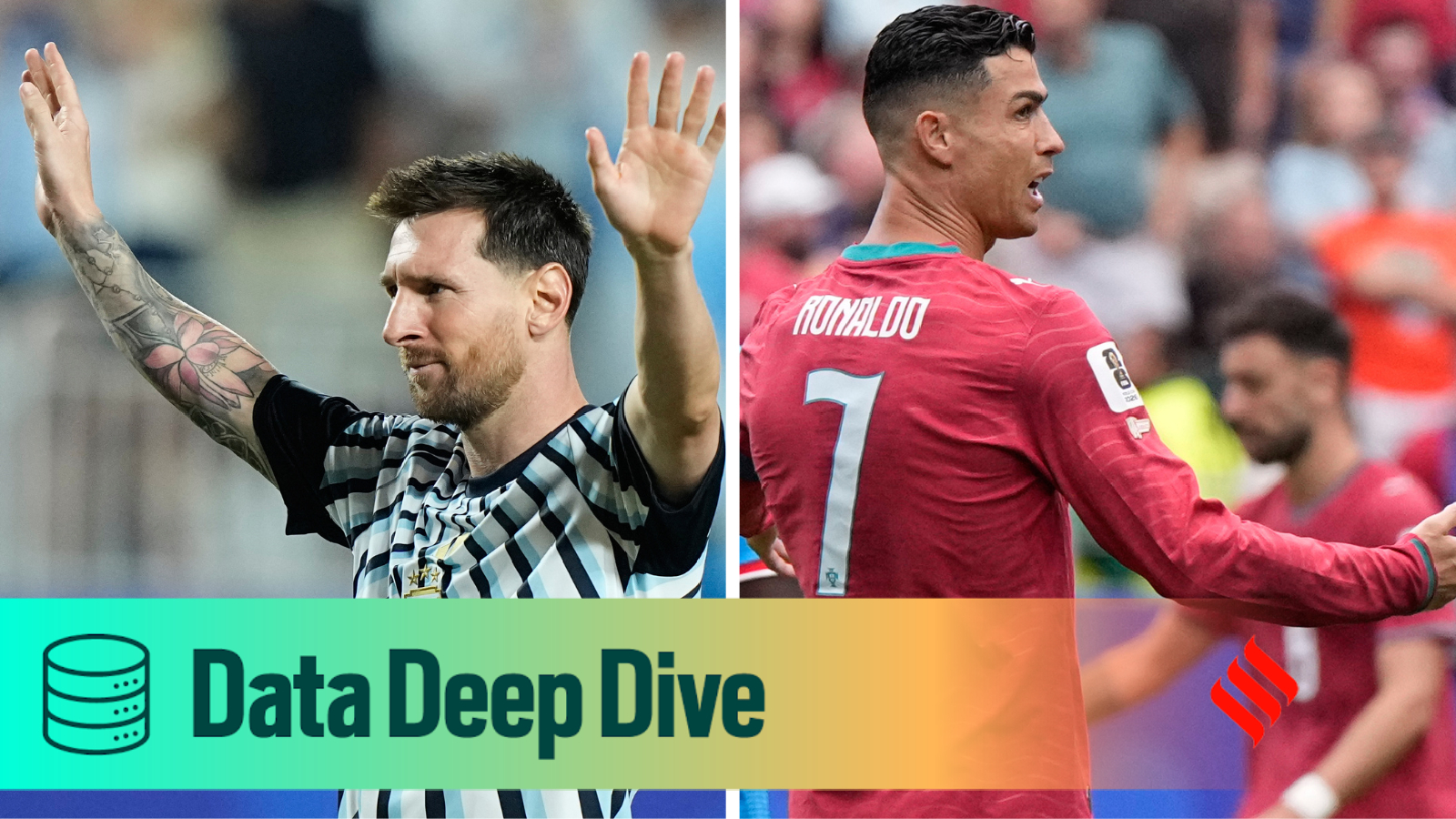 A statistical breakdown of Messi & Ronaldo’s first World Cup games
