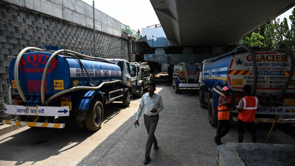 The spike in water tanker rates has also taken a toll on construction projects, where the BMC stopped supplying water from Wednesday. (File)