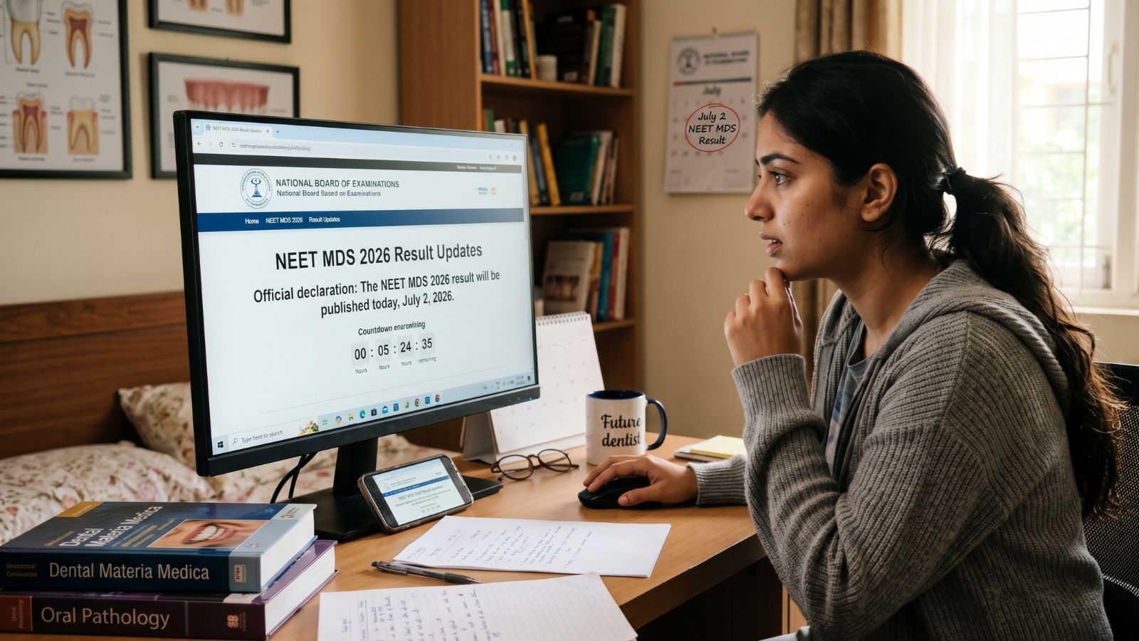 NEET MDS 2026 Result: NBEMS releasing MDS result today at natboard.edu.in