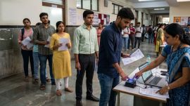 NEET re-test, NEET re-exam, NEET re-test suicides, NEET re-exam suicides, suicides before NEET re-exam, neet retest, neet re exam, NEET UG 2026 paper leak, National Testing Agency NTA, NEET UG 2026 cancellation, NEET paper leak Rajasthan, NTA NEET re-exam date 2026, NEET investigation, WhatsApp guess paper leak, CBI probe NEET leak, WhatsApp paper leak syndicate, Nashik medical student Shubham Kharinar, Private Mafia WhatsApp group, NEET guess paper controversy, exam paper leak India, Sikar NEET coaching hub, multi-state exam scam India, NEET chemistry paper leak Sikar, CBI probe NEET 2026, medical entrance exam cancelled India, 22 lakh students NEET re-test, Indian express