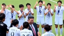 The emotional scenes at home stood in contrast to the team's notably subdued appearance during their visit to South Korea, where the players had remained stone-faced throughout their stay. (Photo: Reuters)
