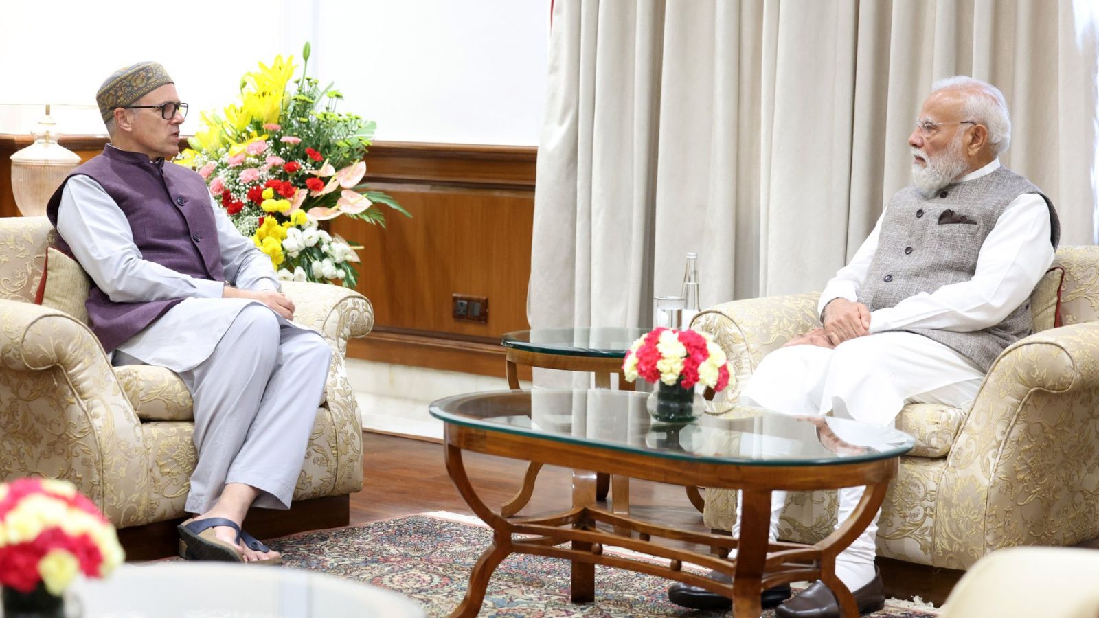 Days after NC’s protest call, Omar Abdullah meets PM Modi; seeks early ...