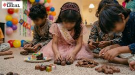 Party Children birthday chocolates celebration