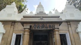 Like the neighbourhood around it, the temple recently underwent restoration work wherein the exterior walls were repainted, sections of the boundary repaired while older murals were cleaned over the past few months.
