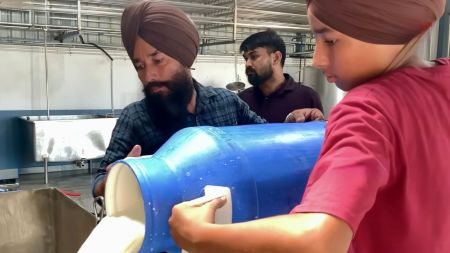 Brothers Jasveer (47) and Sukhdev Singh (50) of Hamidi village in Barnala district have inspired many farmers to look beyond conventional agriculture (Express photo)