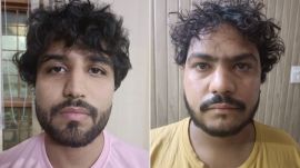 The two accused: Kamal Verma (22) and Sujal Verma (29). (Express Photo)