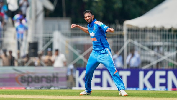 Prasidh Krishna picked a five-wicket haul against Afghanistan in 3rd ODI in Chennai. (CREIMAS FOR BCCI)
