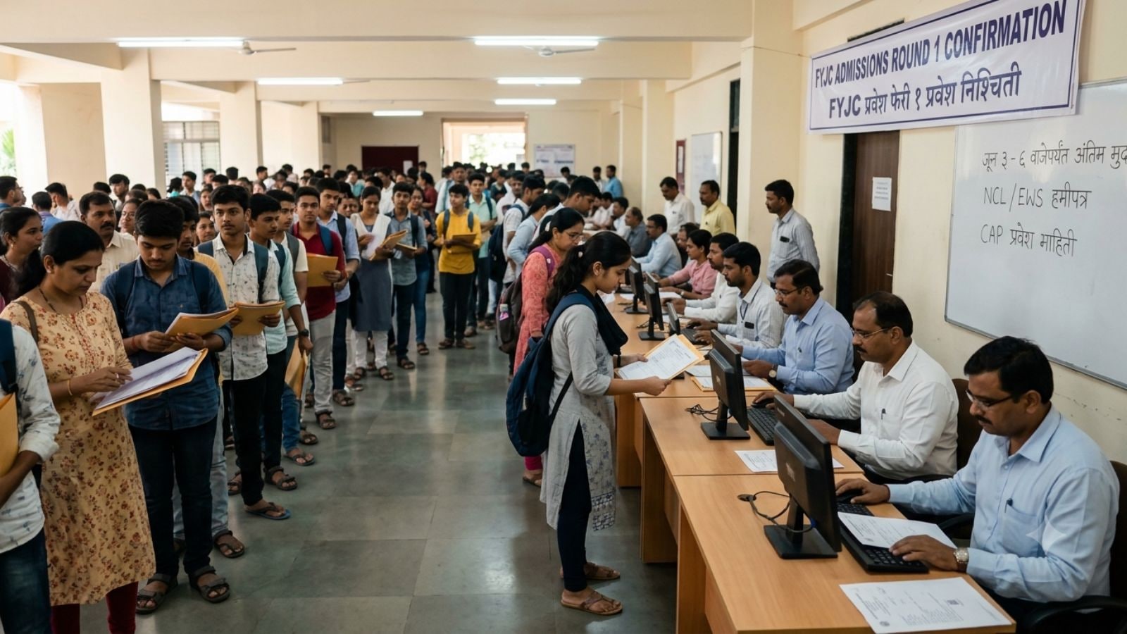 3.2 lakh confirmed FYJC admissions in state, last day today for round 1