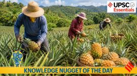 queen, pineapple, upsc, agriculture, mission,