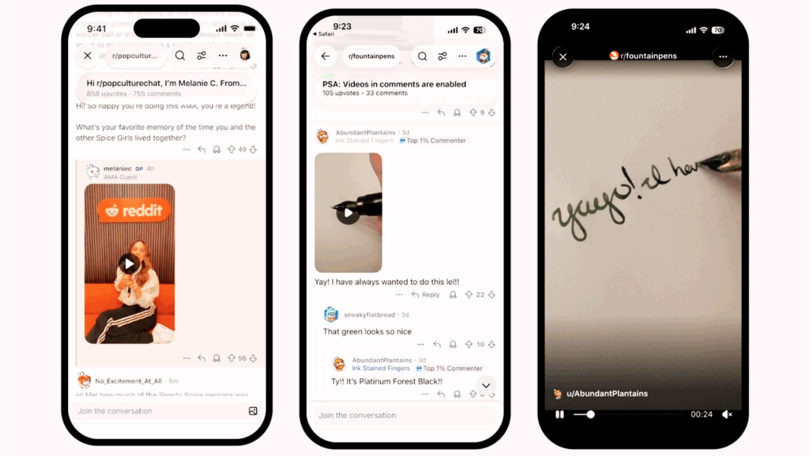 Reddit’s new video comments feature lets users respond beyond text and GIFs