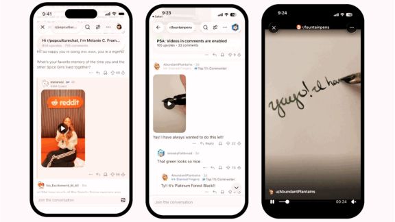 Reddit introduces video replies in comments. (Image: Reddit)