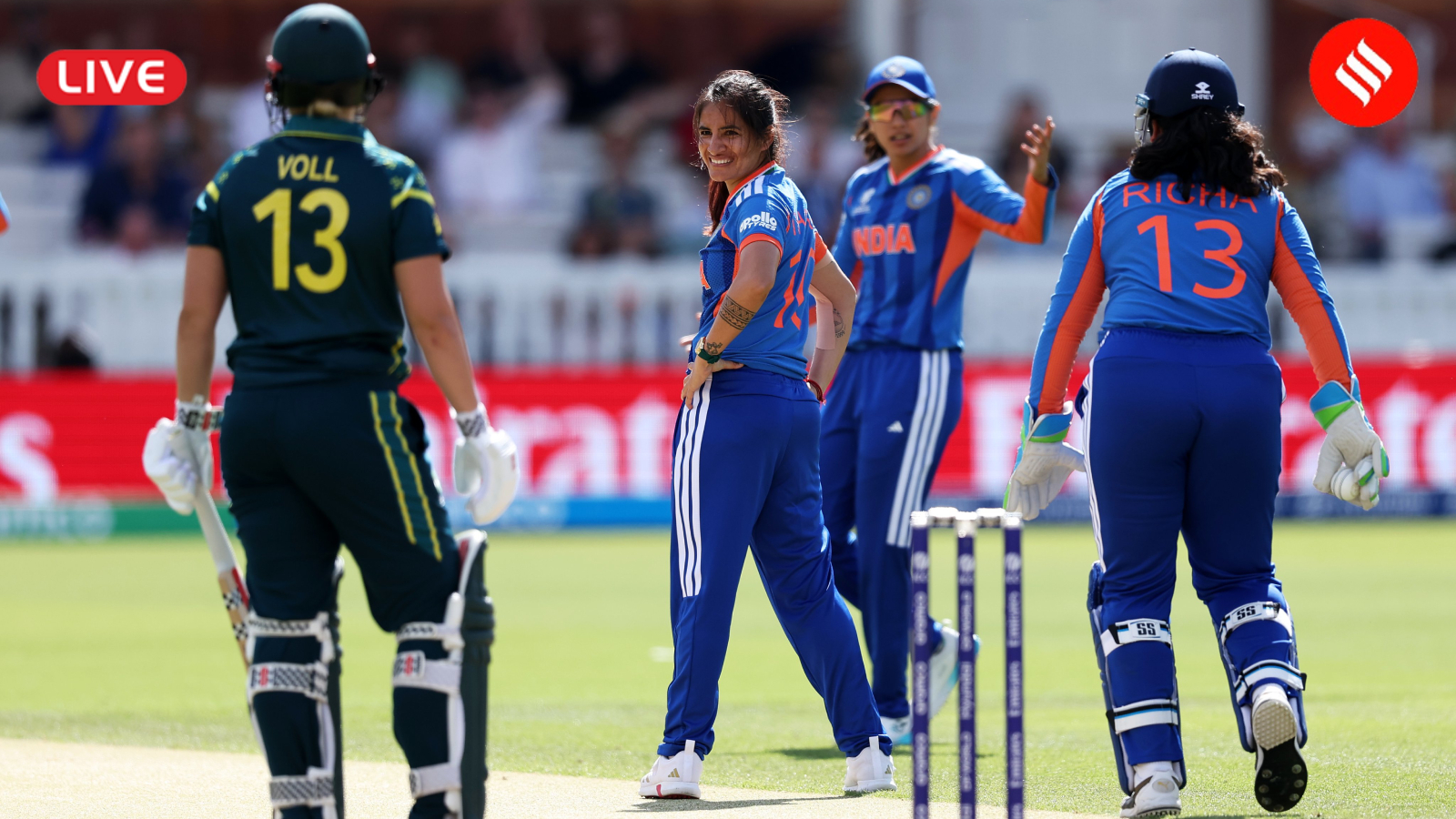 India vs Australia LIVE, Women’s T20 World Cup: Perry, Gardener bring up fifties, AUS (167/3) vs IND in must-win match at Lord’s
