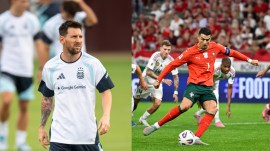 MbappOn the Messi-Ronaldo debate, Mbappe pushed back on the idea that one represents talent and the other hard work. e on Messi, Ronaldo