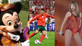 Cristiano Ronaldo Mickey mouse Taylor swift FIFA World Cup