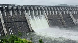 Sardar Sarovar Dam monsoon