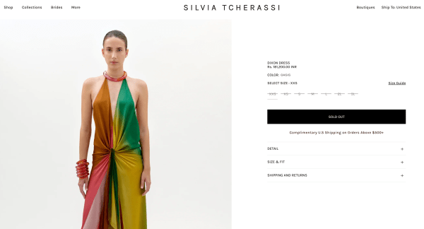 Priyanka Chopra in Silvia Tcherassi 