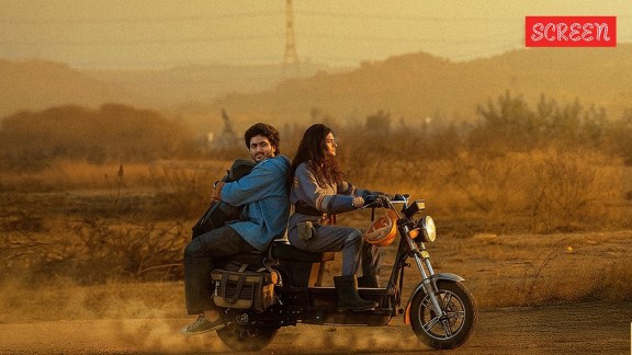 Ayaan and Ahilya Bamroo in a still from Sing Geetham, directed by Singeetam Srinivasa Rao and produced by Nag Ashwin under Vyjayanthi Movies and Swapna Cinema.