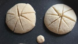 The caption on the original post read, "Rate my idli cutting skills."