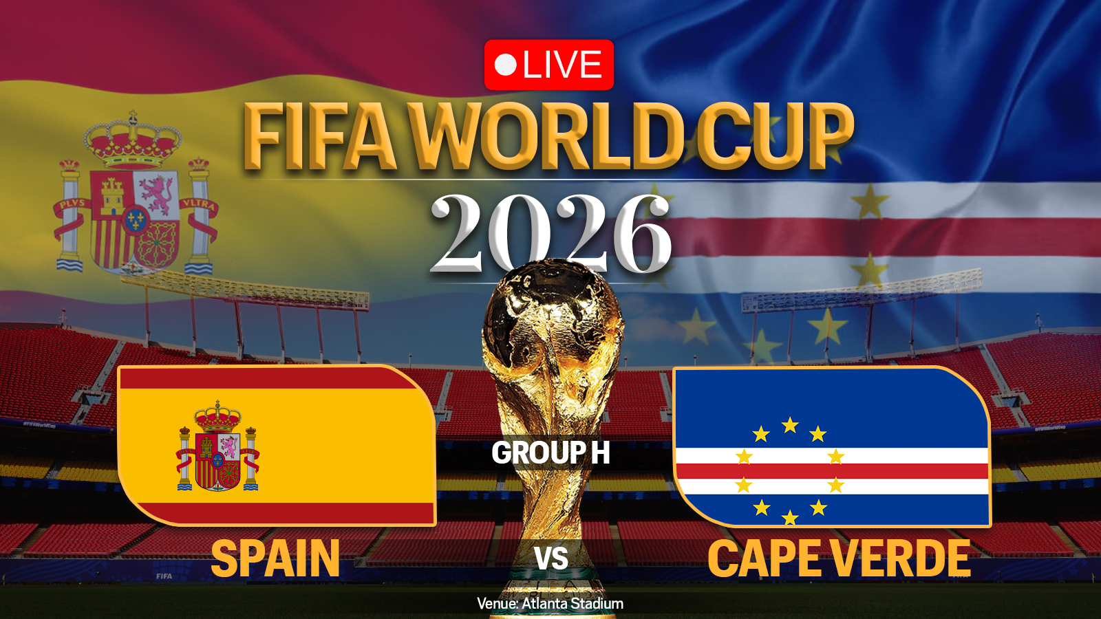 FIFA World Cup 2026, Spain vs Cape Verde Football LIVE Score: ESP start campaign against minnows CPV | Football News