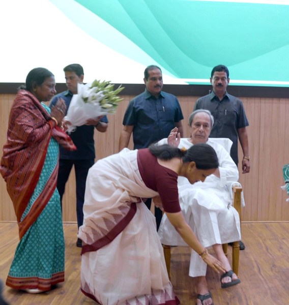 Sujata Root and Naveen Patnaik