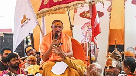 Complainant in POCSO FIR against Avimukteshwaranand, Avimukteshwaranand, Avimukteshwaranand POCSO FIR, Magh Mela in Prayagraj, Swami Avimukteshwaranand Saraswati, Indian express news, current affairs