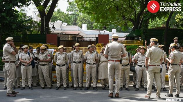 Security was heightened across the national capital in anticipation of the protest