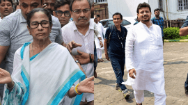 TMC, TMC rebel MLAs, Election Commission TMC dispute, Ritabrata Banerjee, Mamata Banerjee faction, Gyanesh Kumar, Abhishek Banerjee, West Bengal politics, Indian Express news