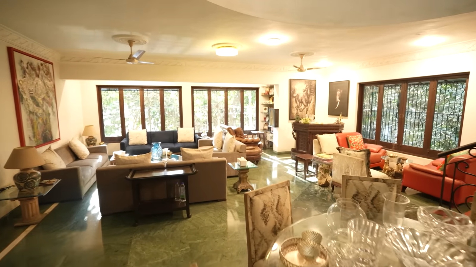 The living room