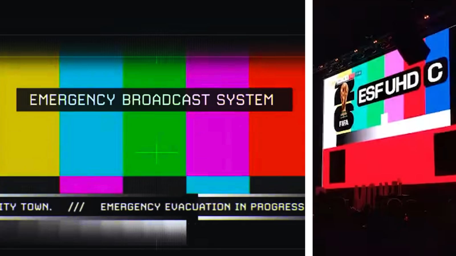 How a testcard on TV (remember colour bands?) united world during Sco vs Haiti