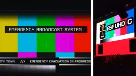 The feed on BBC got the feed cut off during Scotland vs Haiti game with a error message of ESF UHD C appeared. (Screengrab from YouTube & X)