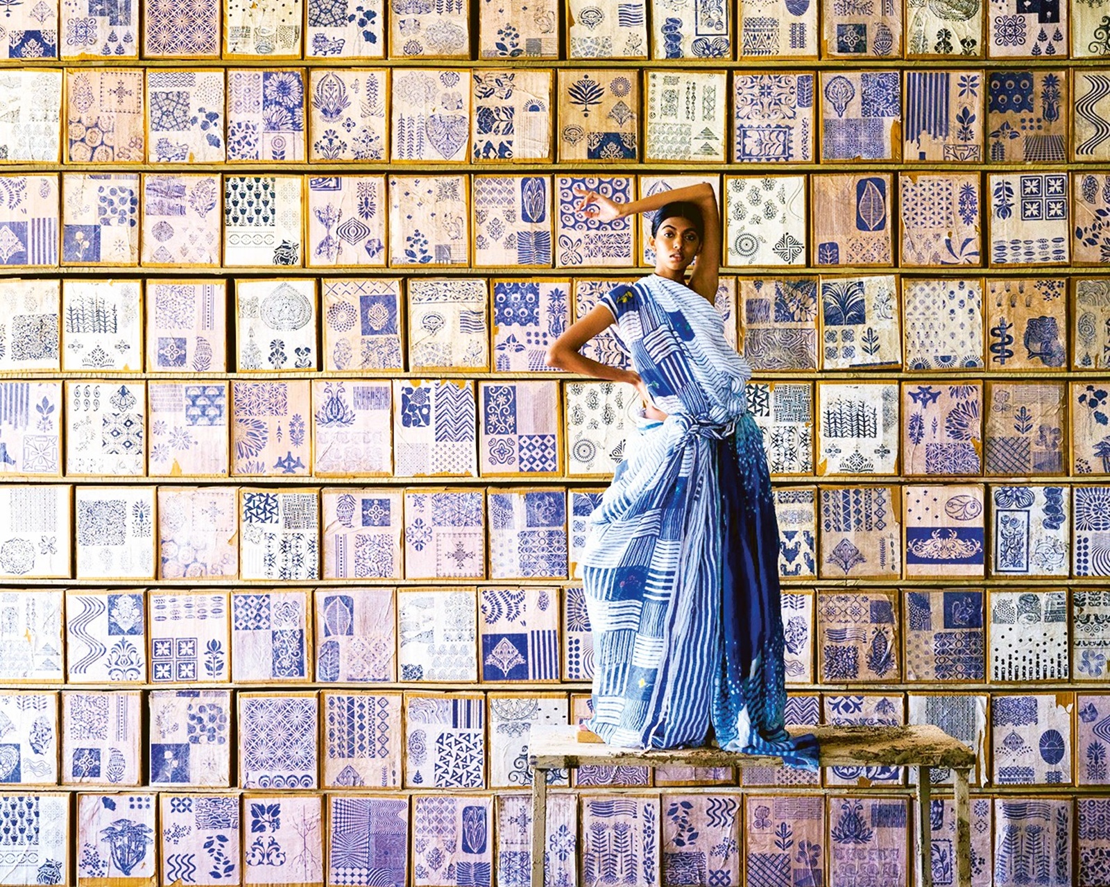 The viral linen sari by Anavila Misra