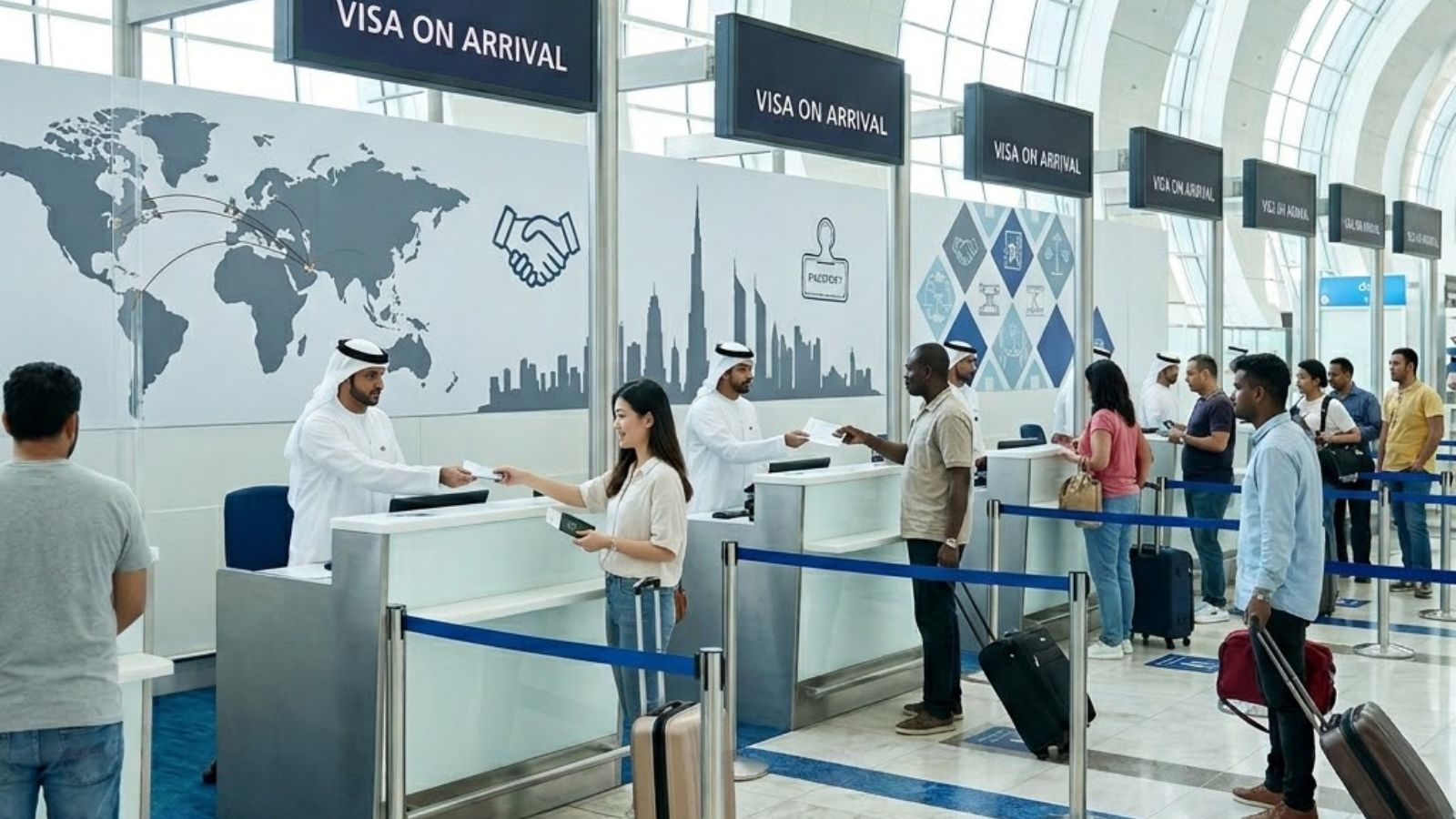 UAE visa-on-arrival facility extended to 6 more countries; overstay fine set at AED 50 per day