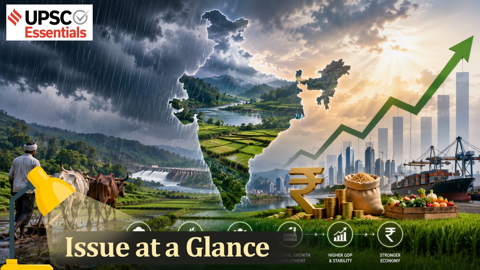 UPSC Issue at a Glance | Understanding Indian Monsoon: How it forms, what influences it and why it matters