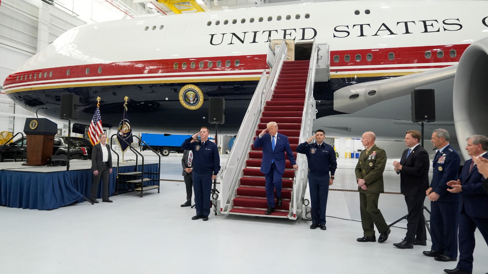 ‘World’s most luxurious plane’: Trump unveils Qatari-gifted 747 Air Force One