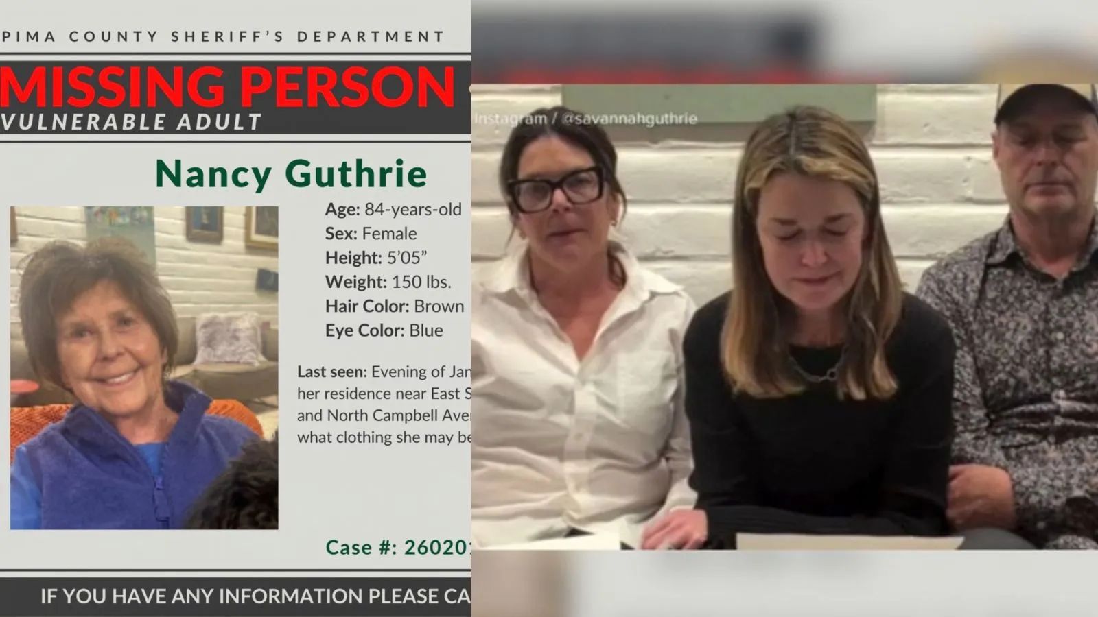 Nancy Guthrie case: Second note sent to media outlets said she had died