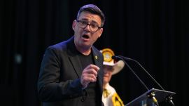 Labour party's Andy Burnham was confirmed to be the party leader at a special conference in central London (Photo: AP)