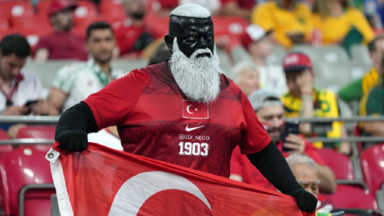 Who is Udi Neco, the fan who went viral after Turkey vs Australia WC match
